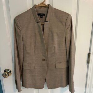 Ann Taylor Petite Lux Gold Blazer